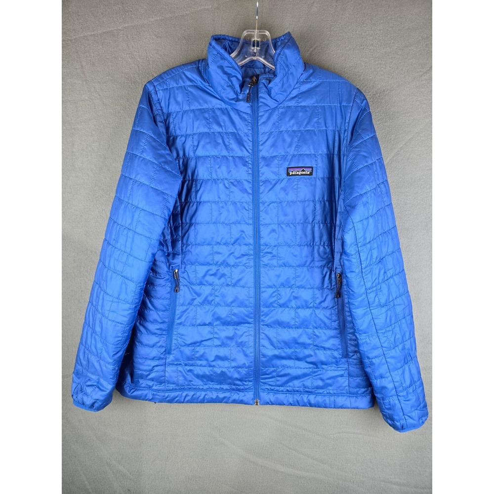 Patagonia Blue Quilted Puffer Jacket